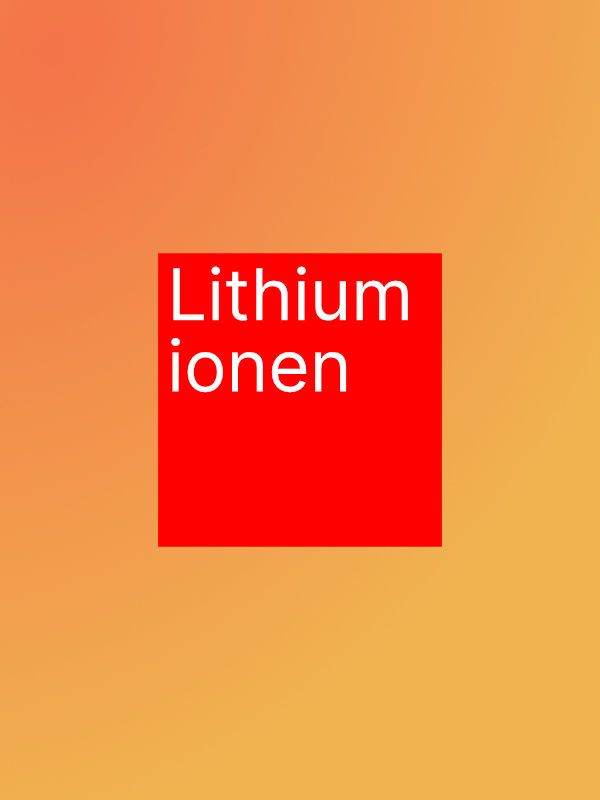 Lithium-Ionenlöscher